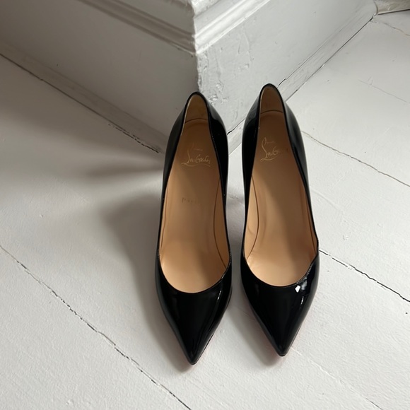 Christian Louboutin size 39 patent black leather - Picture 2 of 6